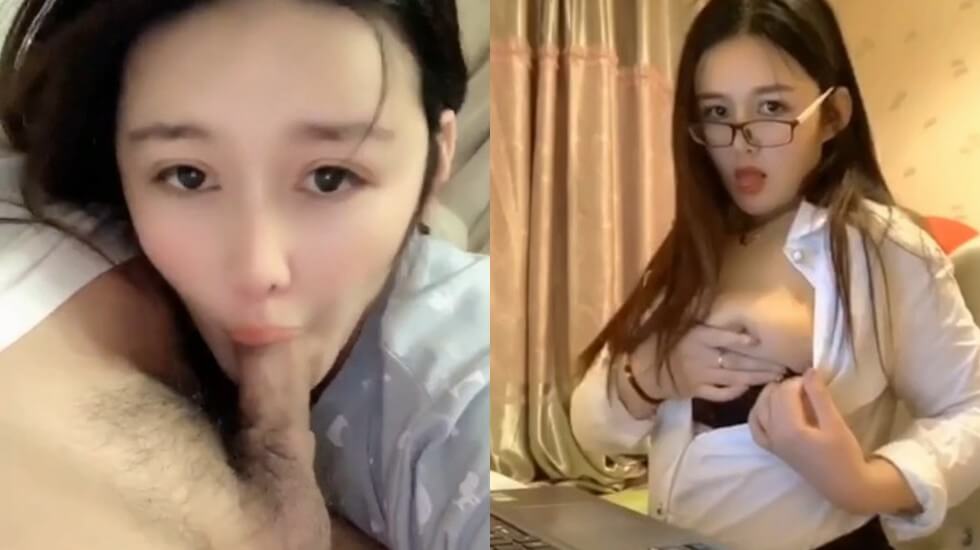 白嫩巨乳粉嫩无毛逼网络红人丝丝和粉丝啪啪视频流出戴着眼镜样子很有AV老师范