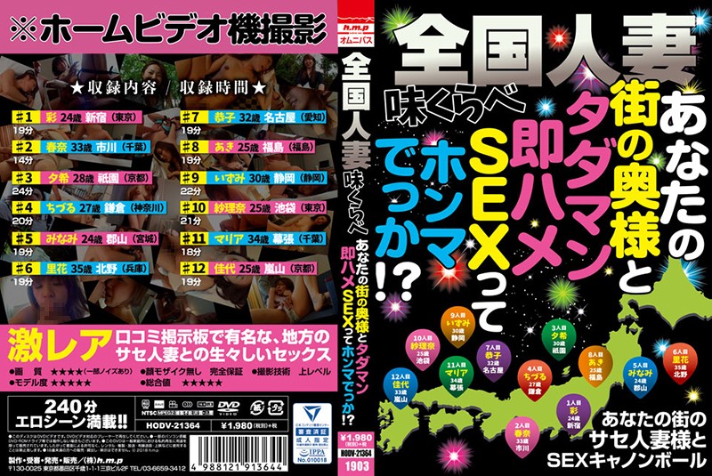 全国人妻味くらべあなたの街の奥様とタダマン即ハメSEXってホンマでっか！？