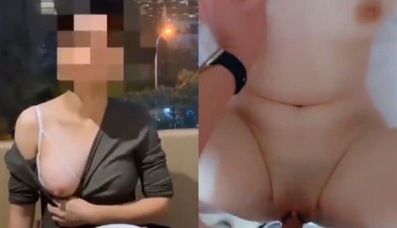 巨乳骚母狗在裸露破戒！回家被屌狠狠惩罚！