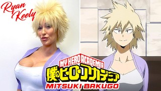 Camsoda - Sexy MILF Ryan Keely Cosplay as Mitsuki Bakugo Gets Cum On Bush