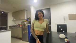 My dad&#039;s wife sucks my cock, I realize and I fuck her (Athenea samael and eros_08)