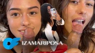 BLOWKETING - @IZAMARIPOSA vuelve a dar una rica mamada a cambio de promo para su OF